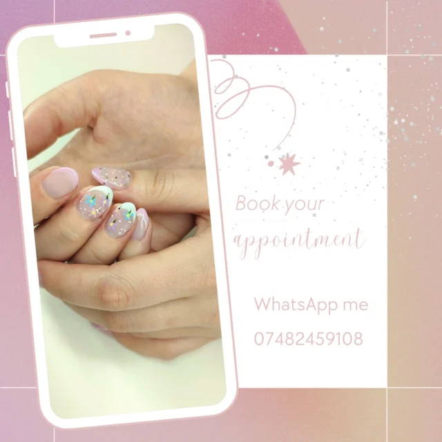 A little sparkle, a little floral magic, and a whole lot of love went into this dreamy set 💫🌸✨

We went with soft pinks as a base and added these playful little flowers to give it that whimsical touch. I adore how delicate and joyful it turned out — like springtime on your fingertips 💖

Perfect for anyone who wants something light, fun, and totally pretty.

Ready to bring your dream nails to life? 🌟

📲 WhatsApp me on 07482459108 to book your appointment 💅😊
